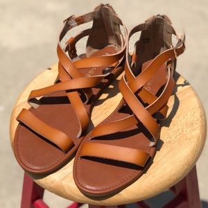 Rampage Brown Sandal sz 10